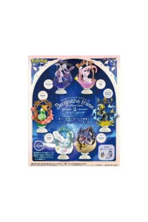 Pokemon Rement Decorative Frame Collection Vol. 2 Assortment 6pcs Figuurtje Alleen Vandaag