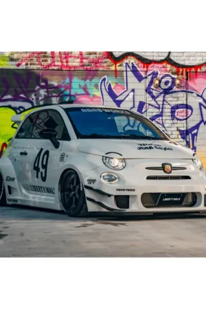 Favoriet Fiat 500 abarth liberty walk body kit 2025 1/18 Miniatuur