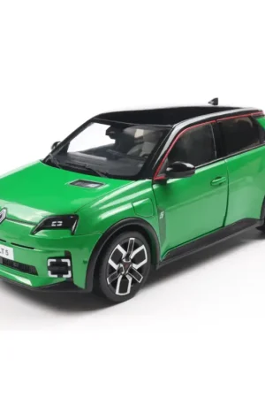Nu Kopen Renault 5 e-tech vert pop 2024 1/18 Miniatuur