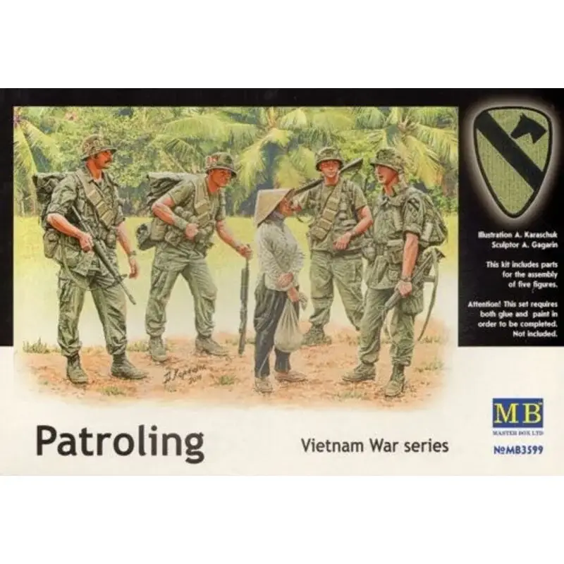 Laatste Versie Patroling. Vietnam War Series Figuren