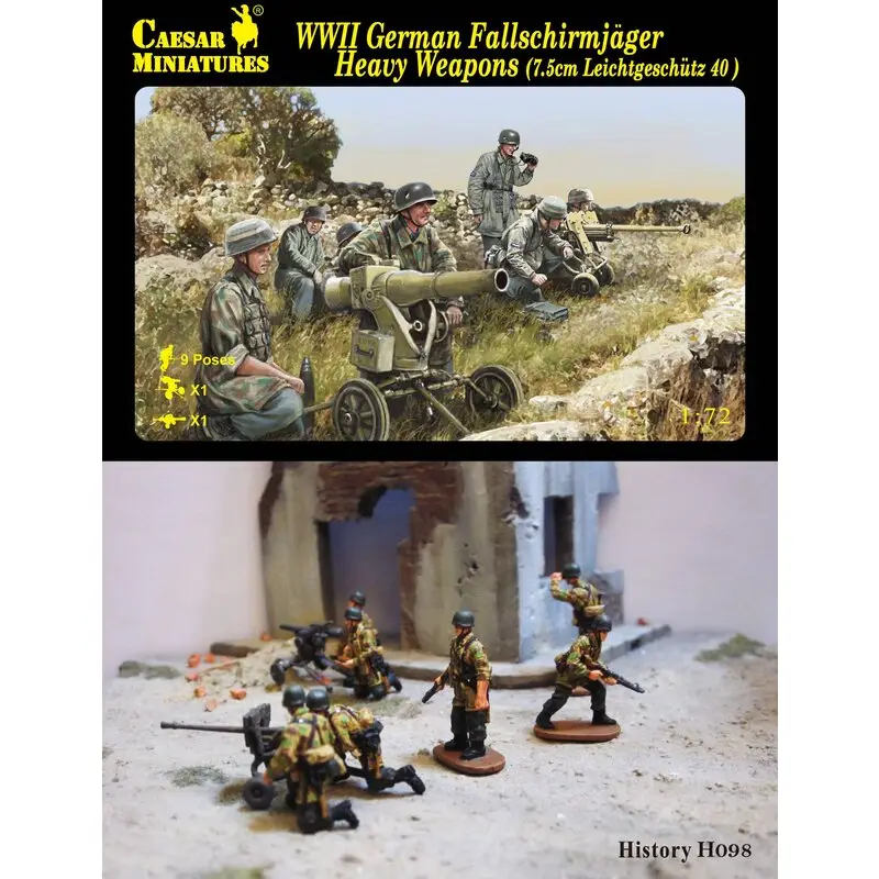 Beste Prijs Tweede Wereldoorlog Duitse Fallschirmjager Zware Wapens (7.5cm Leichtgeschutz 40)