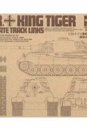 Fabrieksprijs King Tiger Track Links (moveable track link set injection moulded) Rupsbanden