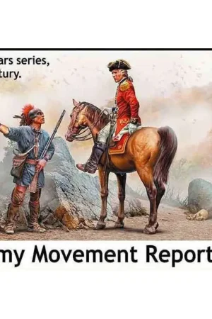 Koop Online Verslag van de vijandelijke beweging. Indian Wars Series, 18e eeuw. Kit nr. 3 Figuren