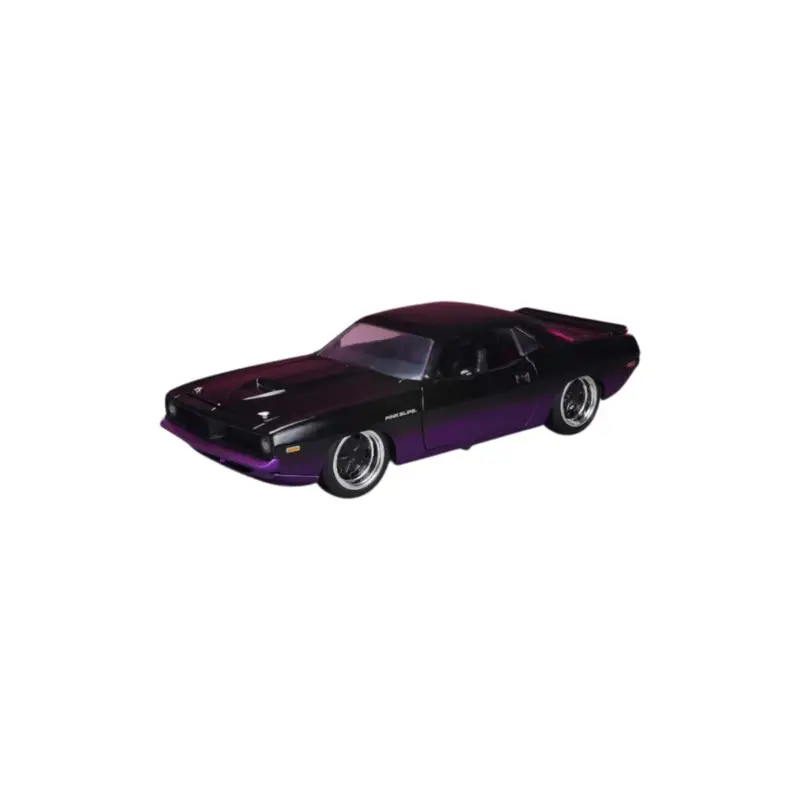 1:24 plymouth cuda candy purple pink slips 1973 Miniatuur Goedkoop