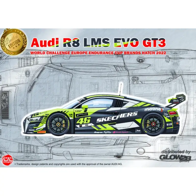 Audi R8 LMS GT3 World Challenge Europe Imola 2022 Schaalmodel Voordeelprijs