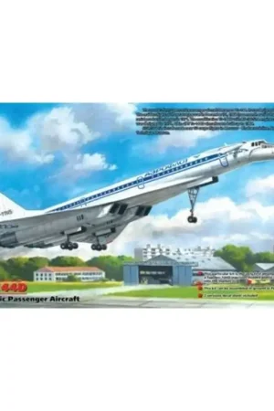 Lage Prijs Tupolev Tu-144D, Soviet Supersonic Passenger Aircraft Schaalmodel