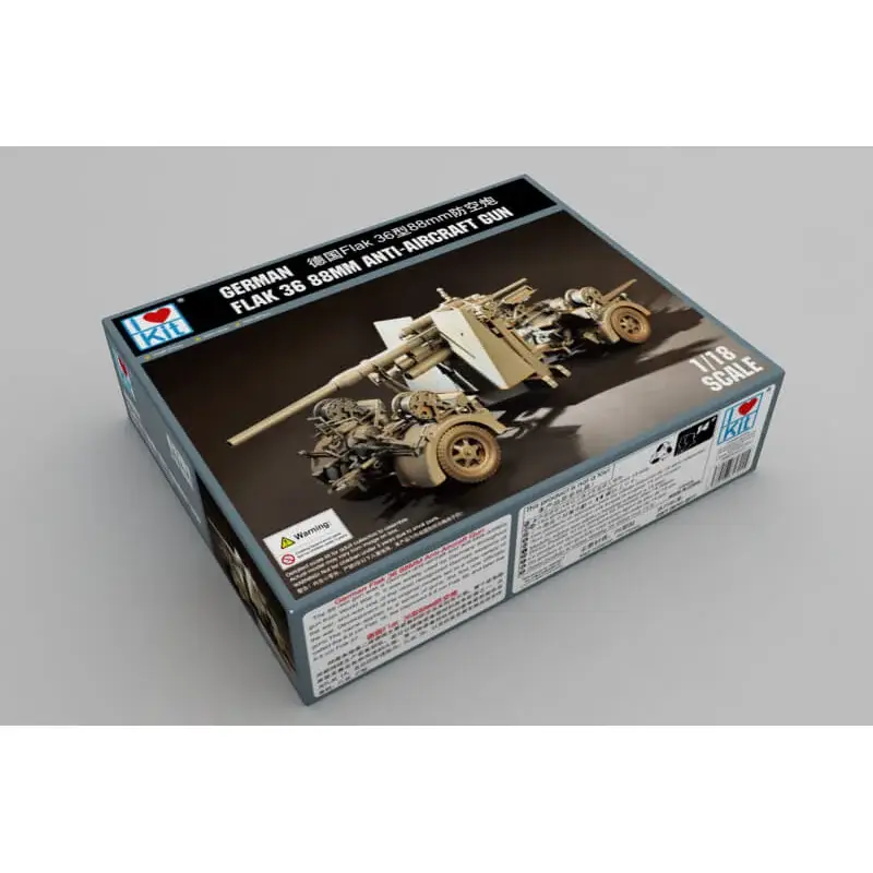 German Flak 36 88MM Anti-Aircraft Gun Schaalmodel Laatste Kans