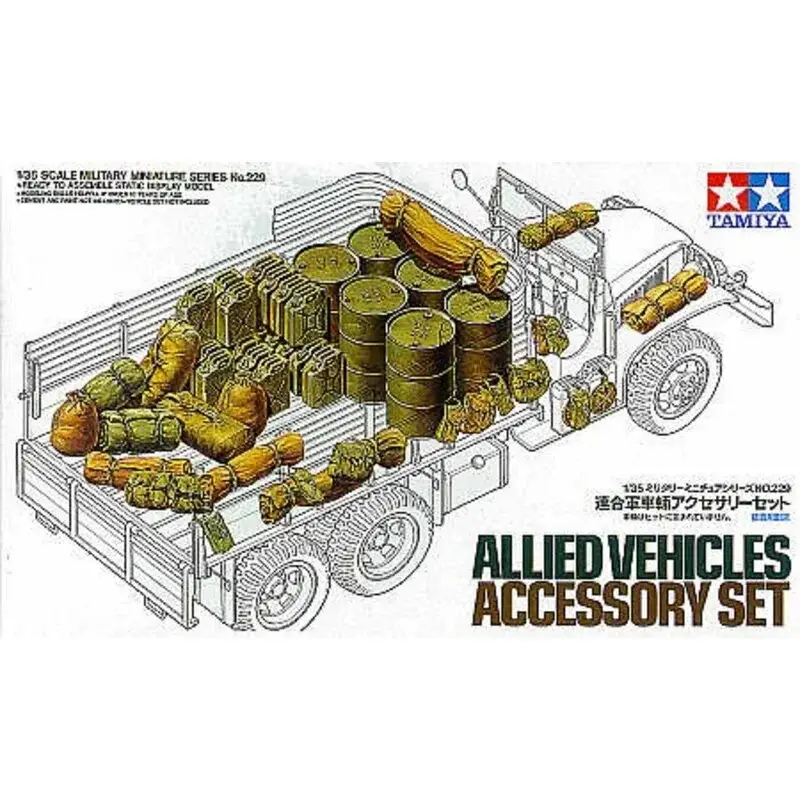 Tijdelijk Beschikbaar Allied Vehicles Accessory set Oil drums jerry cans packs