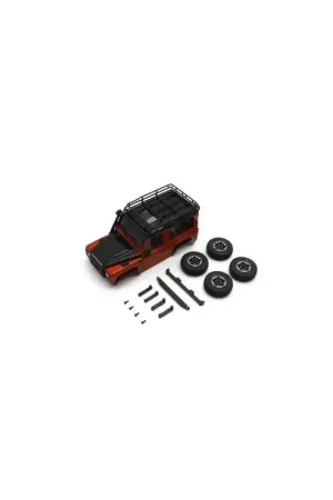 Body Land Rover Defender 90 Adventure Orange Mini-Z 4X4 MX01 Aanbieding