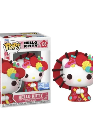 Gereduceerde Prijs HELLO KITTY - POP Sanrio N° 135 - Hello Kitty in Kimono Pop figur