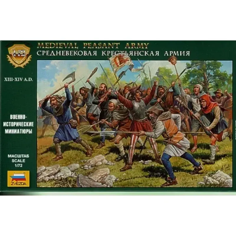 Gecertificeerd Medieval Peasant Army Figuren