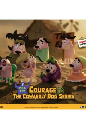 Courage the Cowardly Dog - Set 6 Figure 8cm Figuurtje Direct Beschikbaar