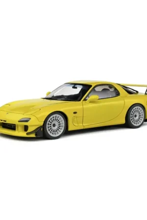 Lage Kosten 1:18 mazda rx7 fd3rs streetfighters yellow 1999 Miniatuur