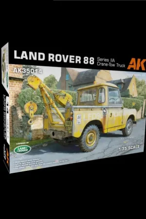 AK INTERACTIVE: 1/35; Land Rover 88 Series IIA -Crane / Tow Truck 1/35 Schaalmodel Seizoensaanbieding