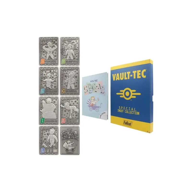 FALLOUT - SPECIAL Perk - Set of 7 Ingots Dagaanbieding