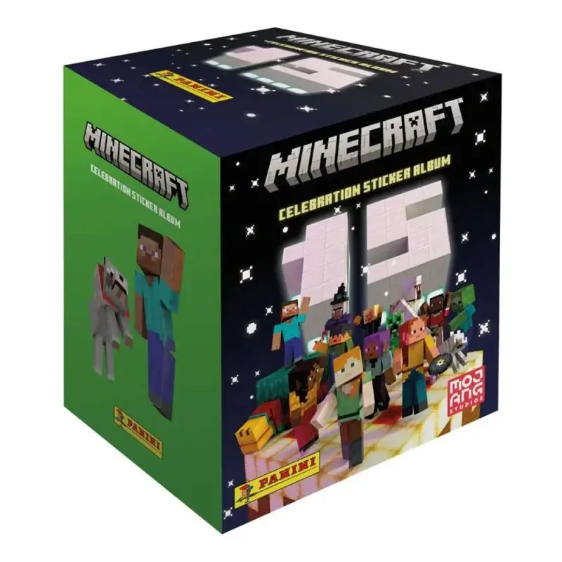 Minecraft Sticker Collection with 15th Anniversary Celebration Booster Display (36) Beperkte Voorraad