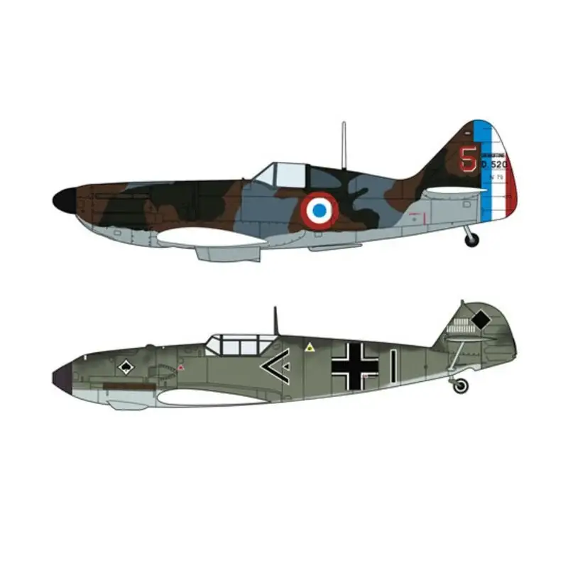 D.520 / Bf109E Schaalmodel Gereduceerde Prijs