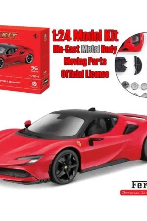Goedkoop Ferrari Sf90 Stradaleodel Kit 1:24 Schaalmodel