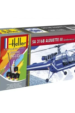 Seizoensaanbieding Starter kit sa alouette iii gendarmerie Schaalmodel