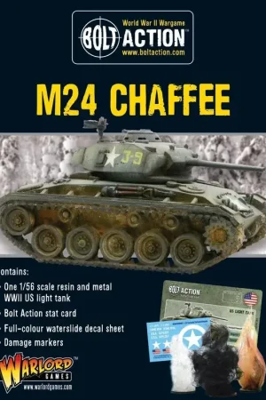Gereduceerde Prijs M24 Chaffee US Light Tank Figuur spellet