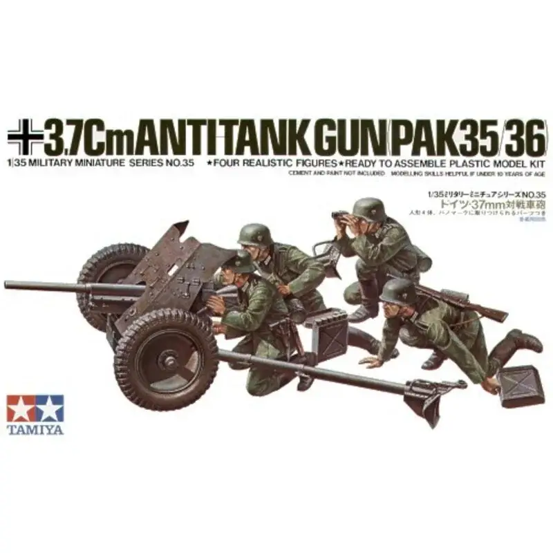 Alleen Vandaag 37mm Anti-Tank Gun Schaalmodel