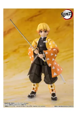 Koop Vandaag DEMON SLAYER - Zenitsu Agatsuma - S.H. Figuarts figure 14cm Figuurtje