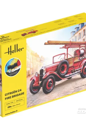 STARTER KIT Citroen C4 Fire Brigade Schaalmodel Finale Uitverkoop