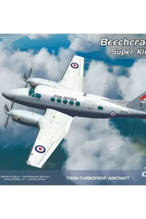 Beechcraft 200 Super King Air TWIN-TURBOPROP VLIEGTUIGEN Schaalmodel Alleen Vandaag