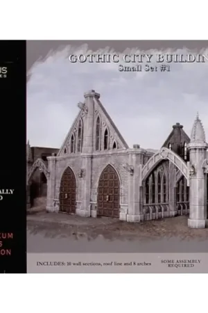 Lage Kosten Gothic City Building Small Set #1