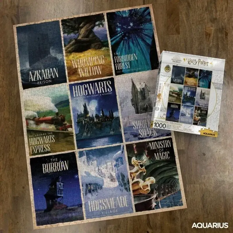 Harry Potter puzzel Reisposters (1000 stukjes) Voordeelprijs