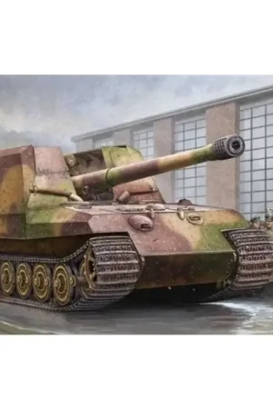 Direct Beschikbaar German Geschutzwagen Tiger Fur 17cm K72 Schaalmodel