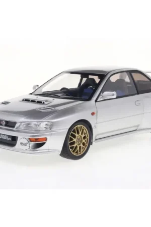 1:18 subaru impreza 22b silver 1998 Miniatuur Op = Op