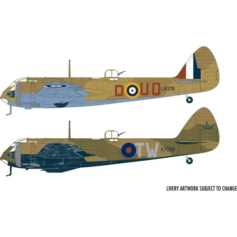 Nieuw Bristol Blenheim Mk.1 Schaalmodel
