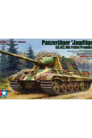 JagdTiger Early Version Schaalmodel Laatste Versie