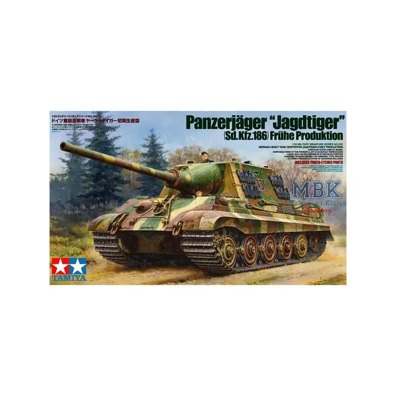 JagdTiger Early Version Schaalmodel Laatste Versie