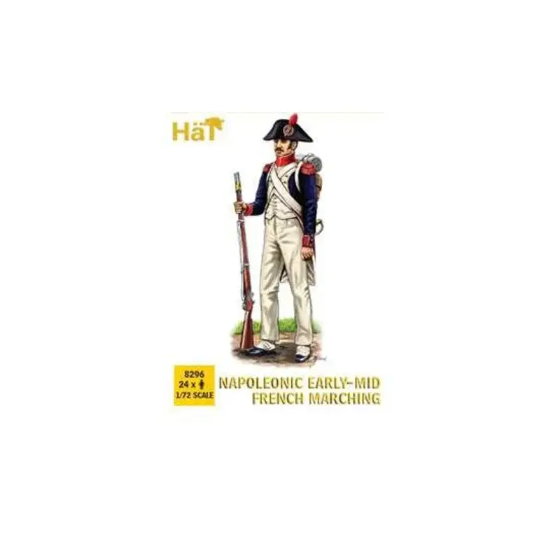 Napoleontische Mid-Early French Marching Figuren Op = Op