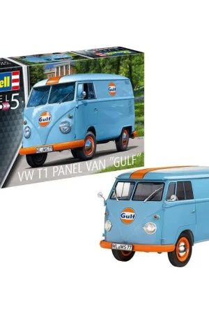 VW T1 panel van "Gulf" Schaalmodel Alleen Vandaag