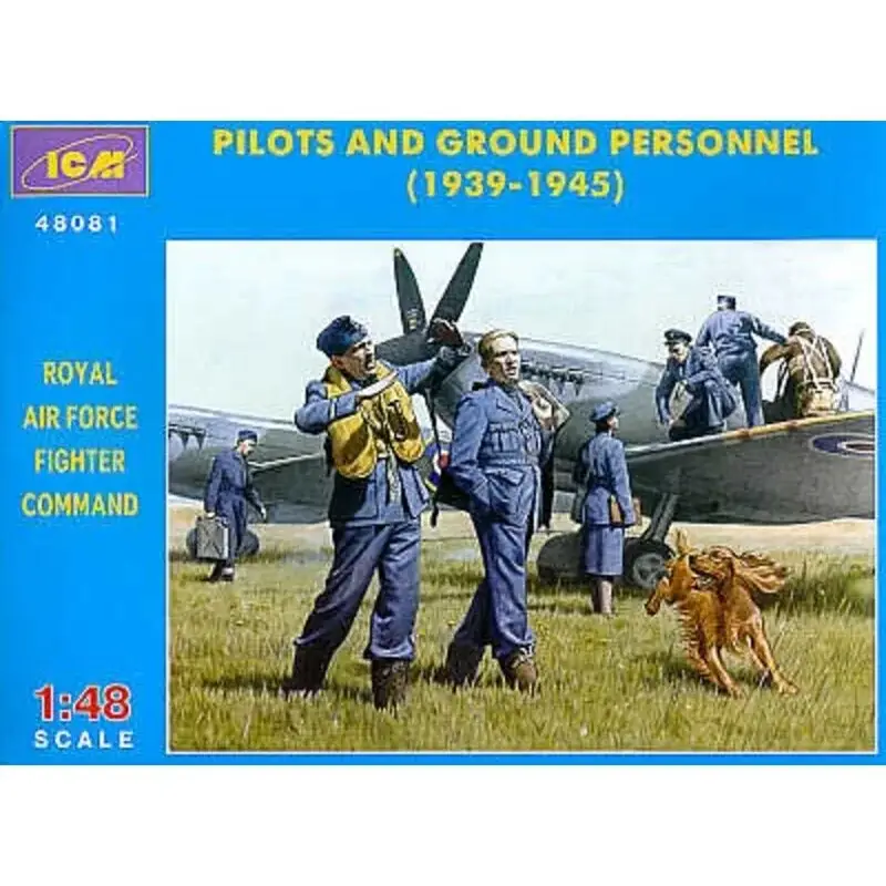 RAF Pilots and Ground Personnel 1939-1945 Schaalmodel Gratis Retour