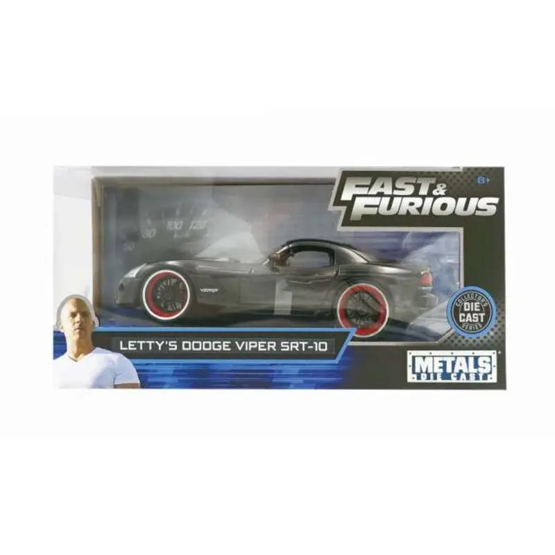 Fast and Furious: Lettys Dodge Viper SRT-10 Black 1:24 Miniatuur Flitsaanbieding
