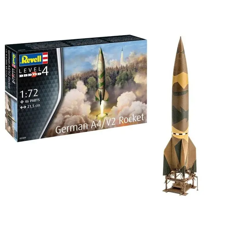 Bestel Nu Duitse A4 / V2-raket 1/72 Schaalmodel