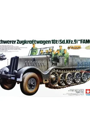 German 18T 1/2 track ′Famo′ Schaalmodel Exclusieve Aanbieding