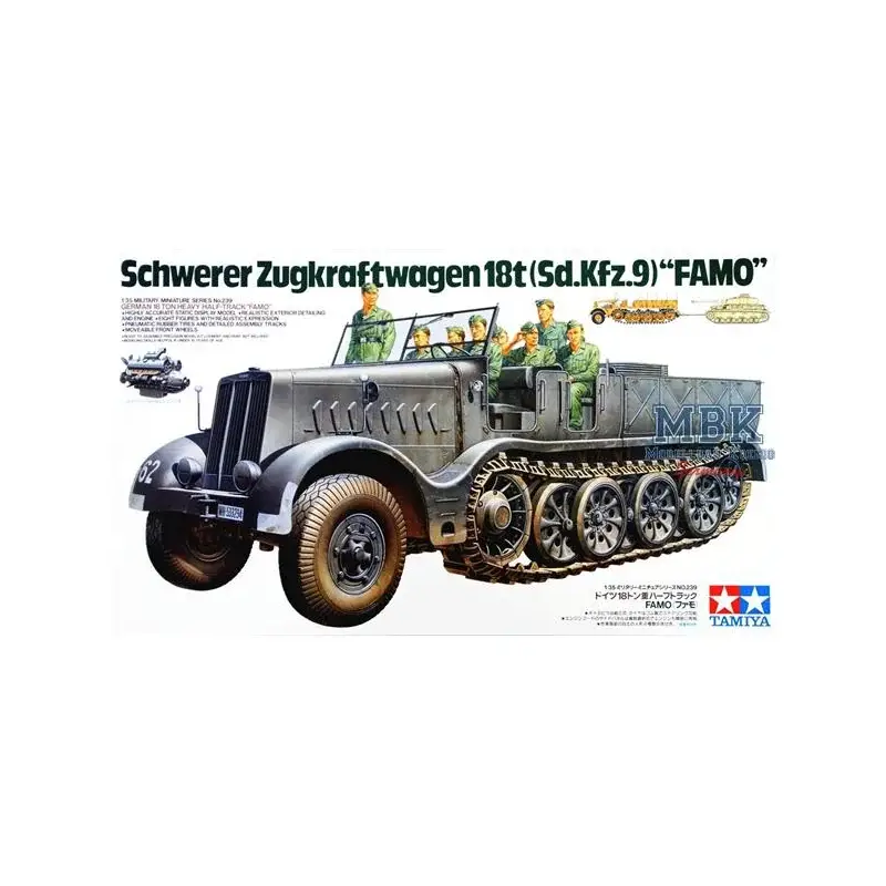 German 18T 1/2 track ′Famo′ Schaalmodel Exclusieve Aanbieding
