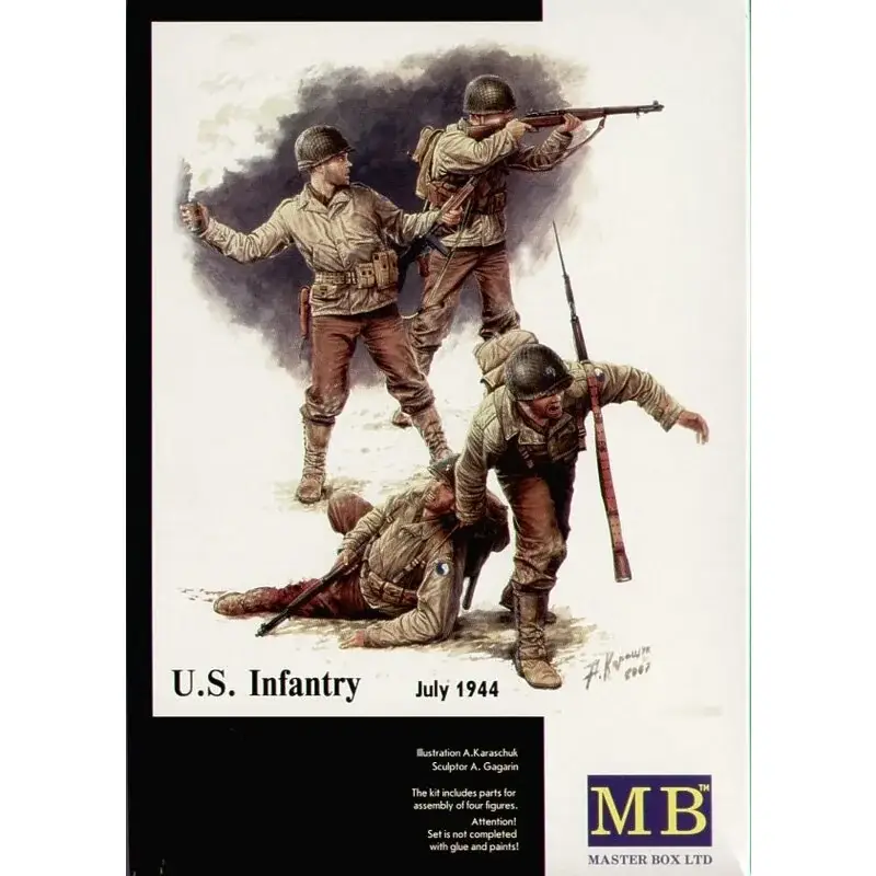 U.S. Infantry 1944 Figuren Beperkte Voorraad