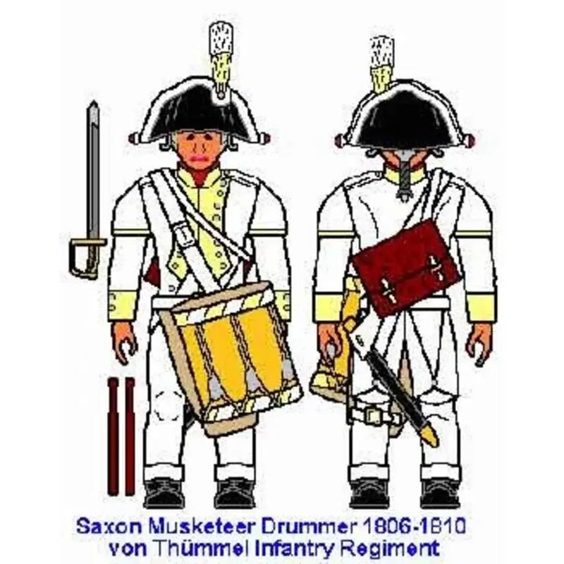 1806 Saxon Infantry Figuren Hete Deal