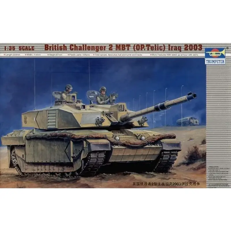 Nieuw British Challenger 2 MBT (Operation Telic) Iraq 2003 Schaalmodel