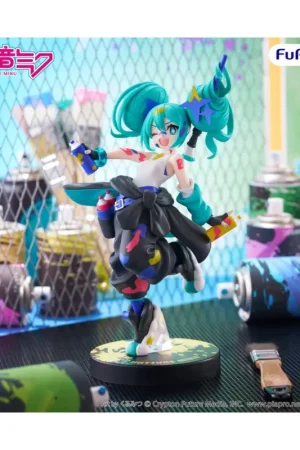 Hatsune Miku Figure Muchute Paint Girl Another Color Ver. 23cm Figuurtje Veilige Betaling