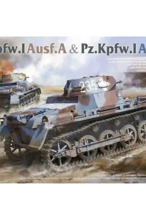 Pz.Kpfw.I Ausf.A & Pz.Kpfw.I Ausf. B (1+1) Schaalmodel Direct Verzonden