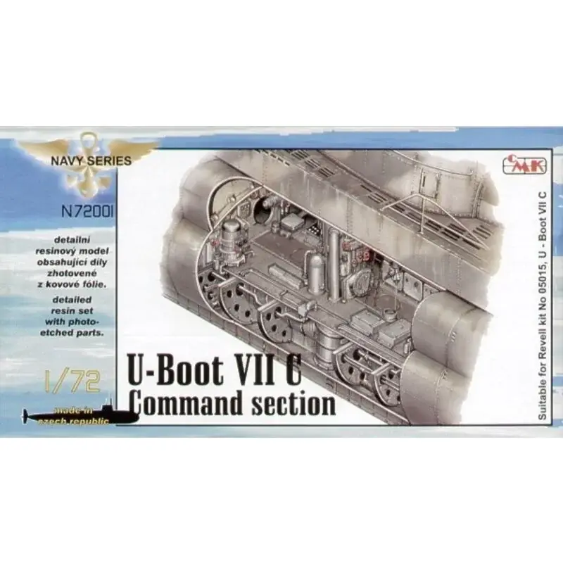 Premium U-Boat Type VIIc interior command section (toebehoren voor modelbouwsets van Revell)