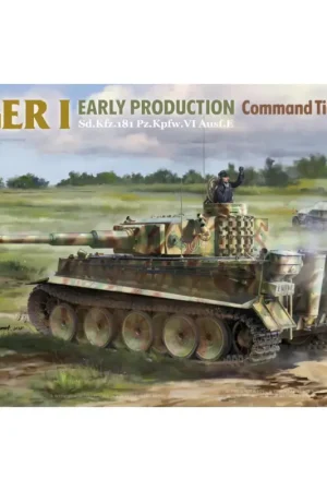 Must-Have TIGER I early prod. Pz.Kpfw.VI Ausf. E Command Schaalmodel