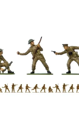 Britse infanterie uit de Tweede Wereldoorlog Figuren Gratis Retour